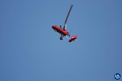 Gyrocopter zu Besuch