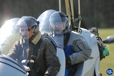 Gyrocopter zu Besuch