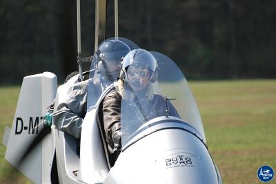 Gyrocopter zu Besuch